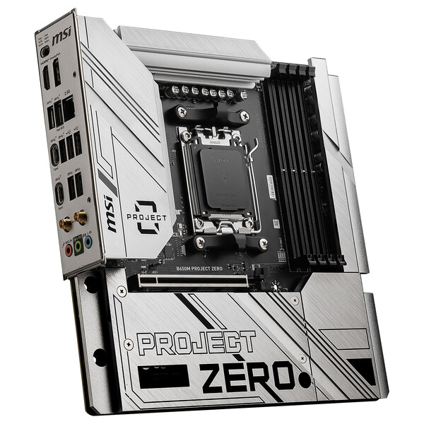 MSI B650M PROJECT ZERO Micro-ATX  - Carte mère MSI - grosbill.com - 1