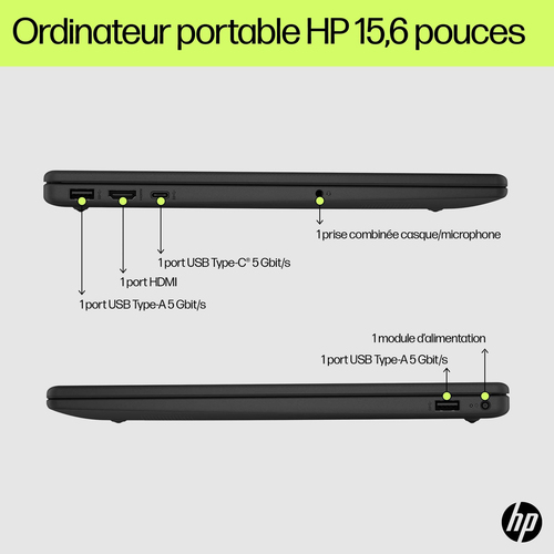 HP 9Q239EA#ABF - PC portable HP - grosbill.com - 5
