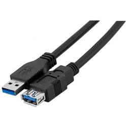 image produit   Câble USB3.0 rallonge Mâle-Femelle 3m Grosbill