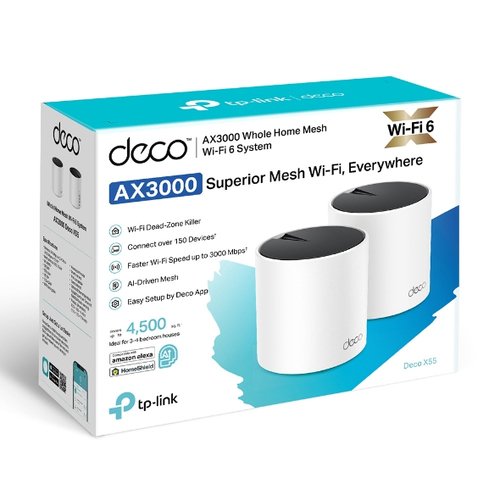 TP-Link Deco X55(2-pack) - Wifi 6 MESH AX3000 - grosbill.com - 7