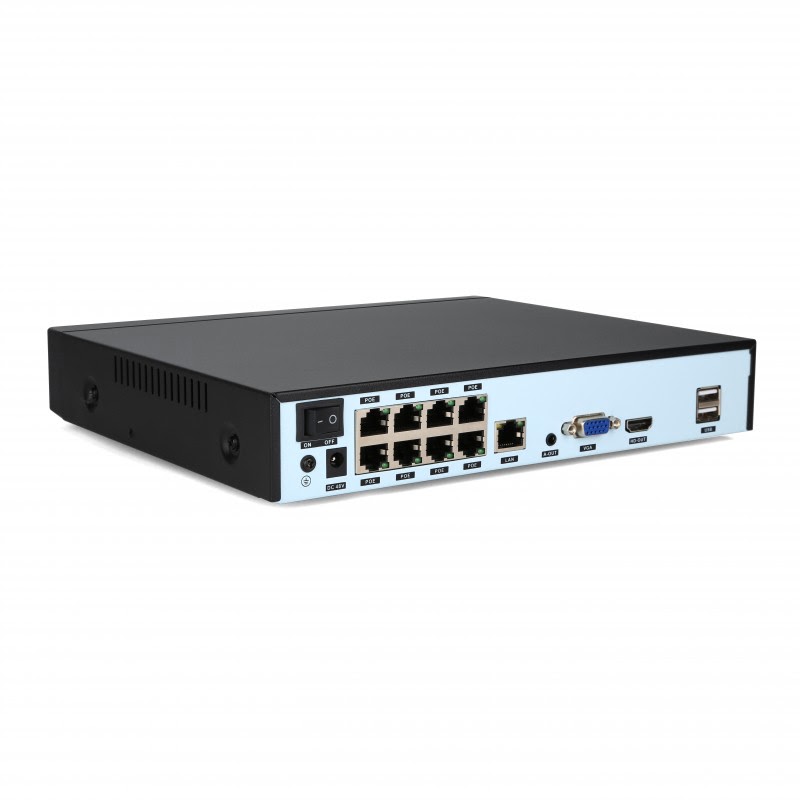 Foscam FN9108HE NVR 5MP/8 ch./POE/H.265 (FN9108HE) - Achat / Vente Accessoire caméra réseau sur grosbill.com - 1
