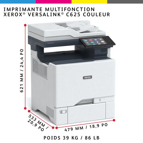 VERSALINK C625 A4 50PPM DUPLEX - Achat / Vente sur grosbill.com - 22