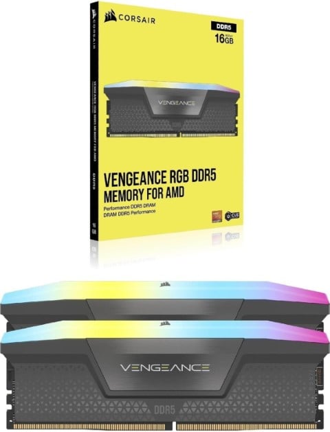 Corsair Vengeance RGB 32Go (2x16Go) DDR5 6000Mhz - Mémoire PC Corsair sur grosbill.com - 2