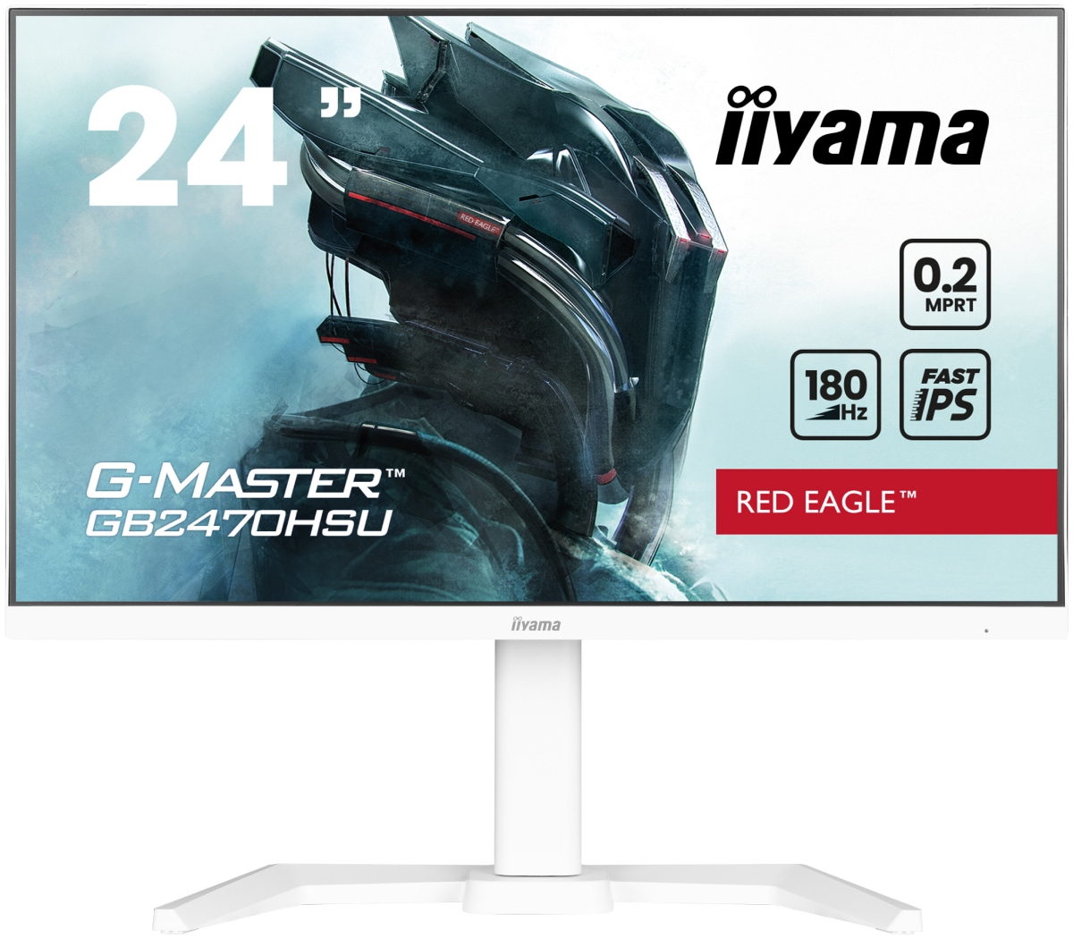 Iiyama 24 pouces  GB2470HSU-W6 - Ecran PC Iiyama - grosbill.com - 0