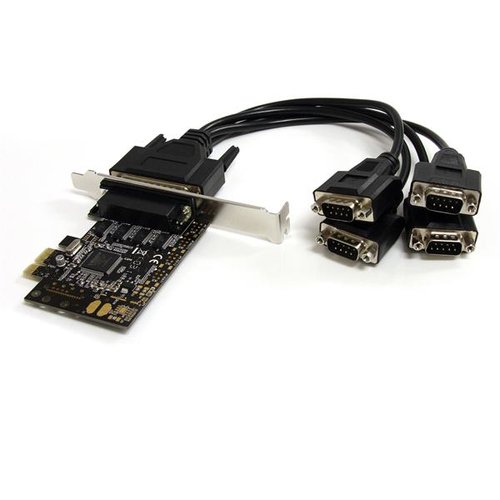 Grosbill Carte réseau StarTech 4 Port PCI Express Serial Card