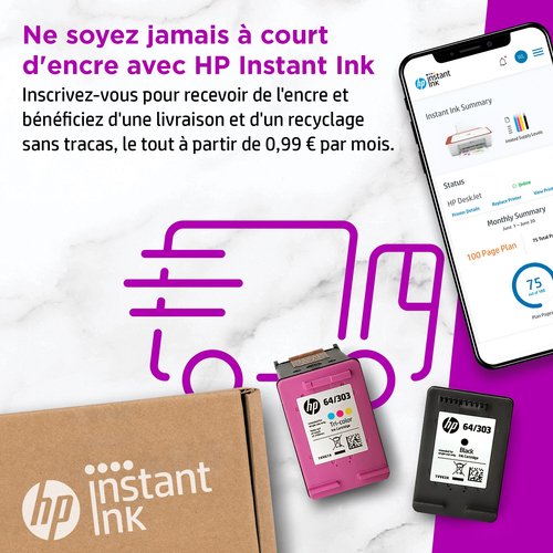DESKJET 2723E AIO 300X300DPI - Achat / Vente sur grosbill.com - 18
