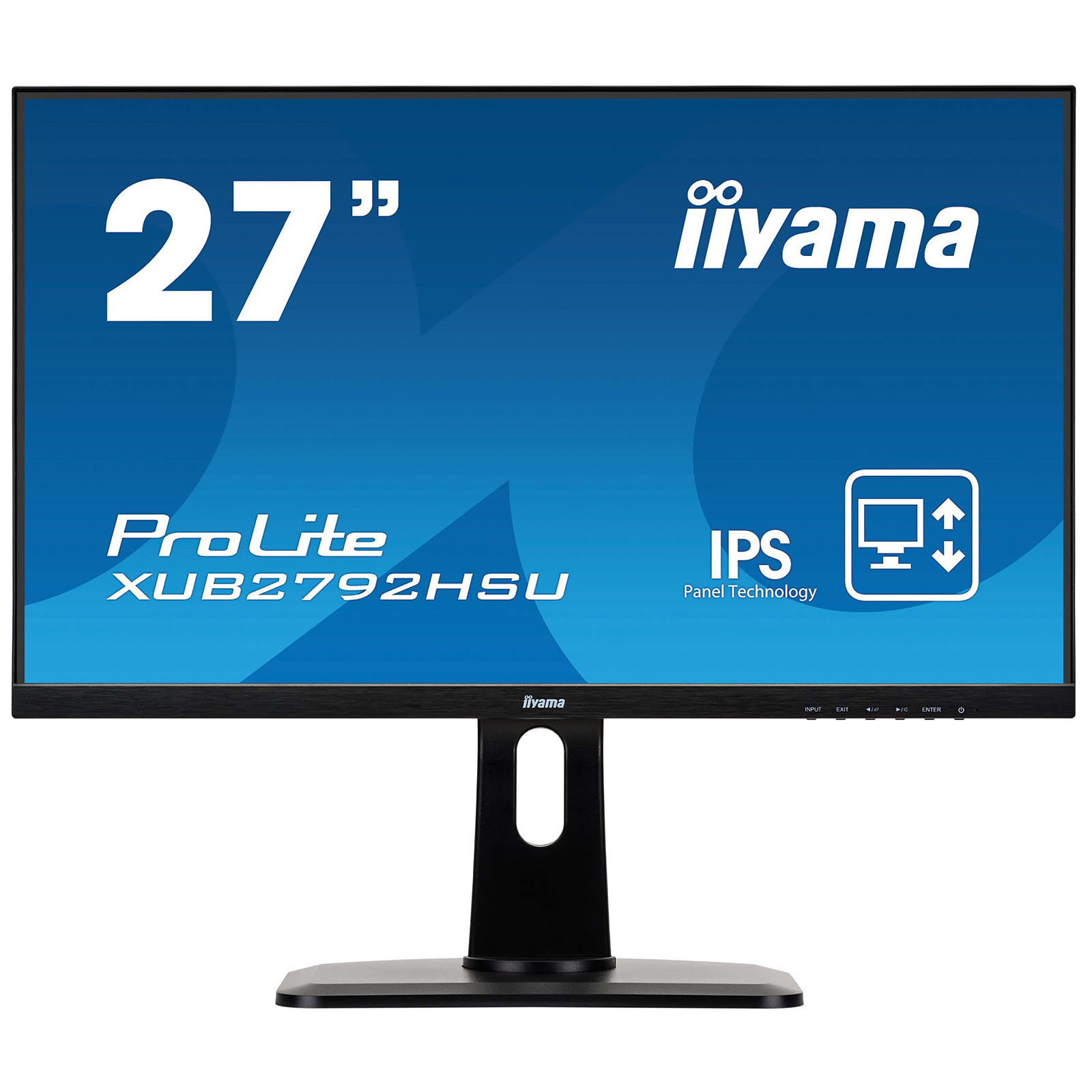 Iiyama 27 pouces  XUB2792HSU-B1-- - Ecran PC Iiyama - grosbill.com - 0