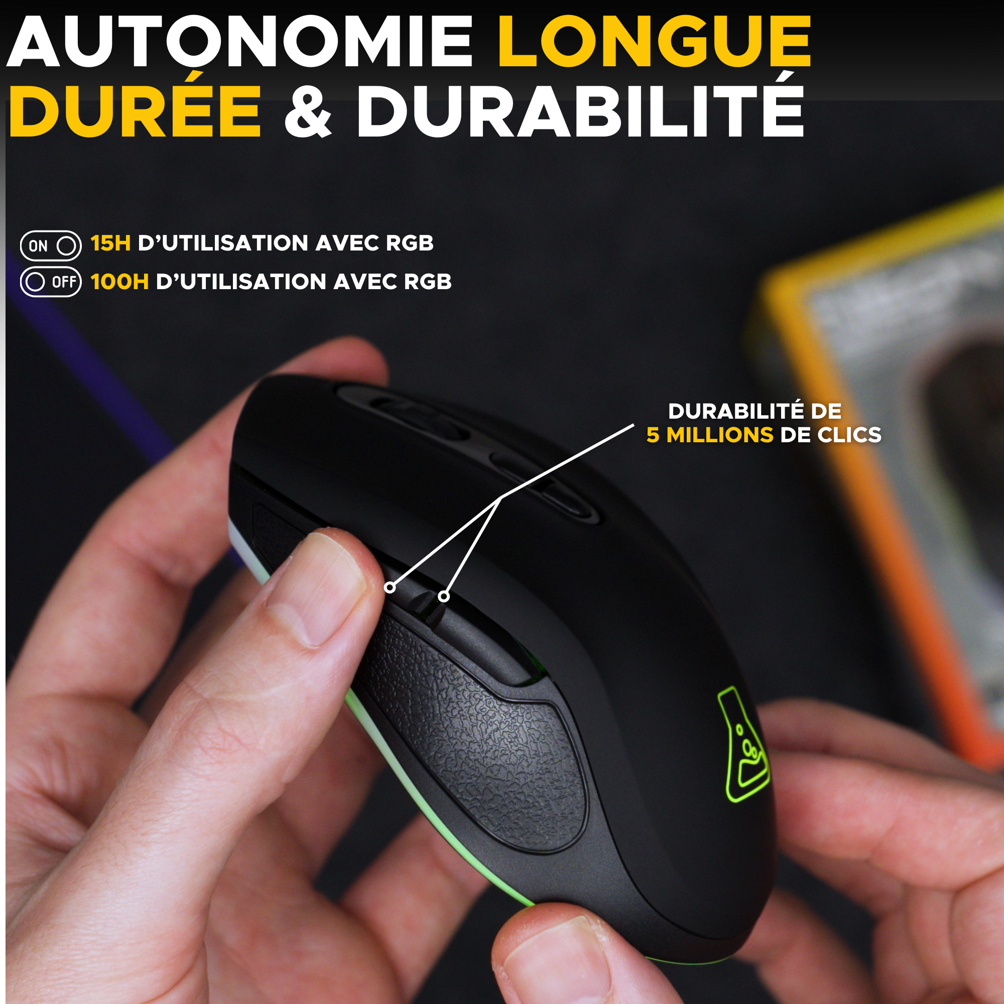 The G-LAB KULT KRYPTON - Souris PC The G-LAB - grosbill.com - 4