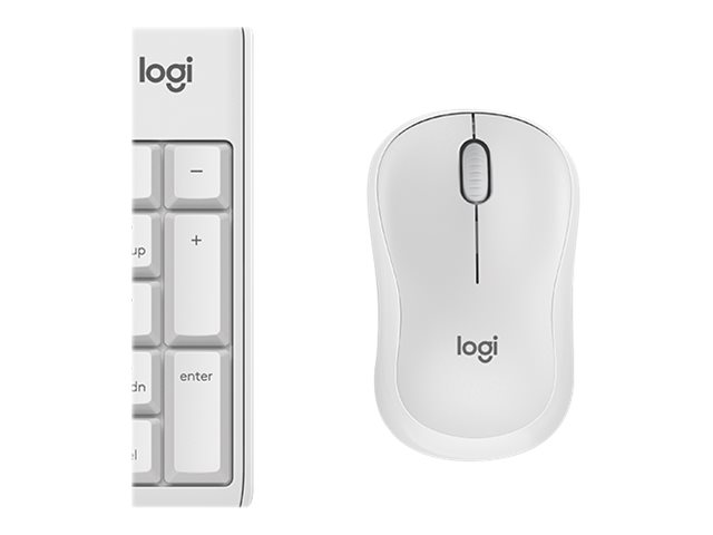 Logitech MK295 Silent - Blanc - Clavier souris bureautique Logitech sur