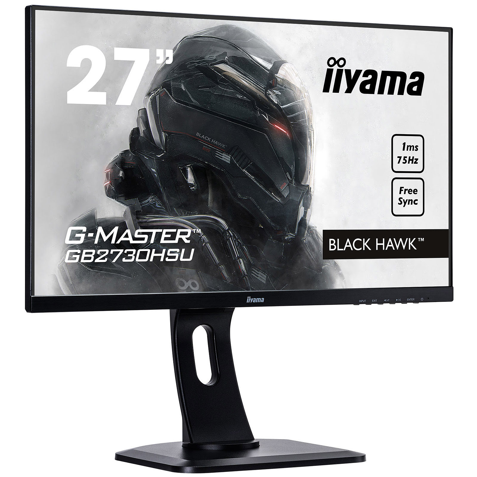 Iiyama 27 pouces  GB2730HSU-B1 - Ecran PC Iiyama - grosbill.com - 4