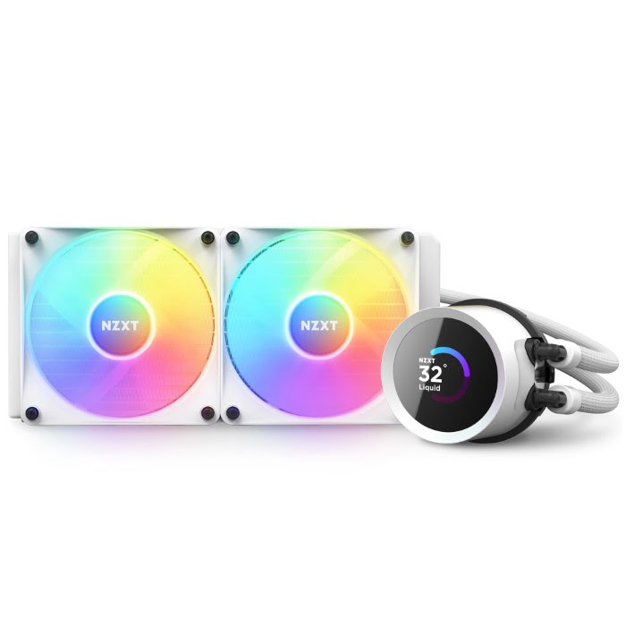 NZXT Kraken Blanc RGB 240mm - Watercooling NZXT - grosbill.com - 2