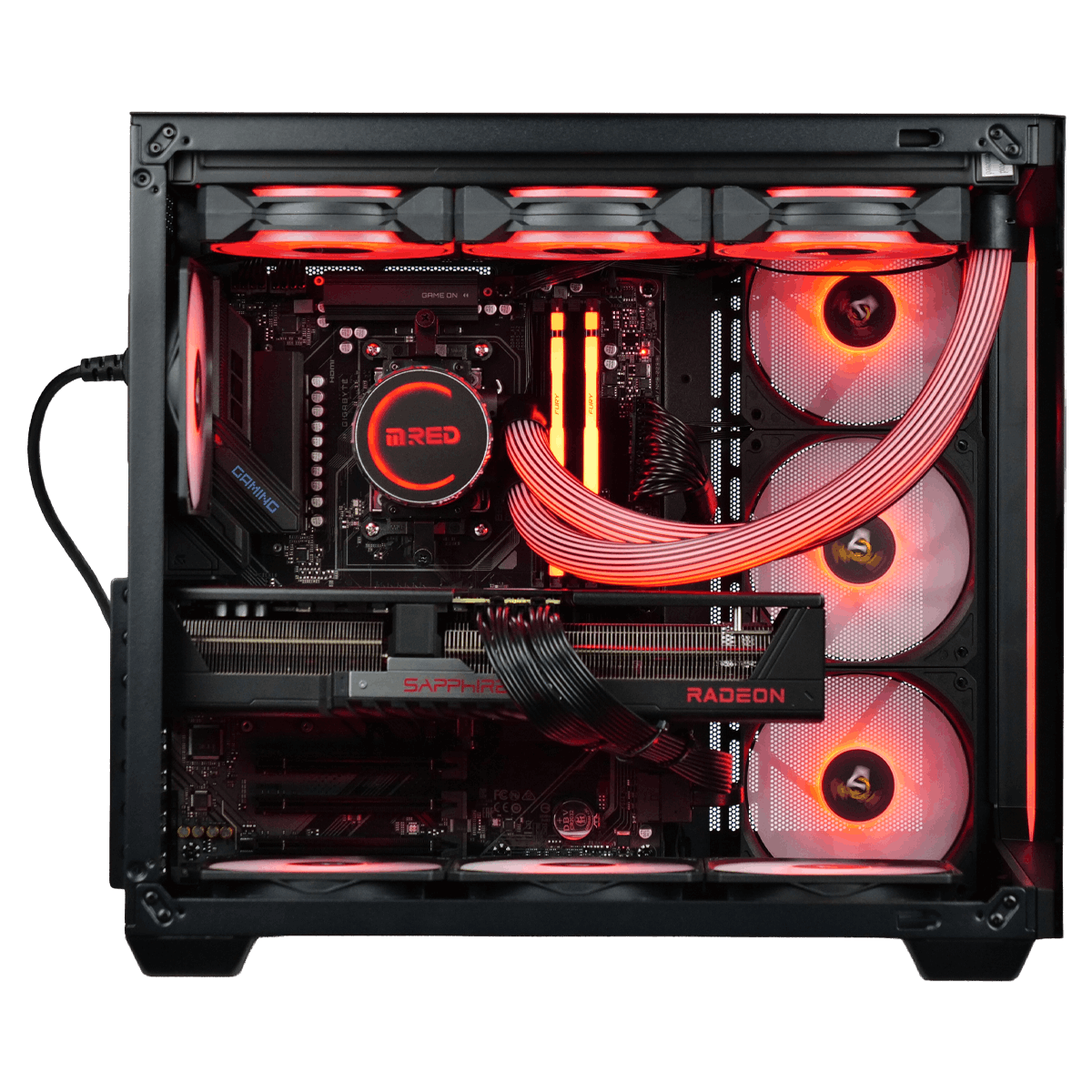 Grosbill CRIMSON - R7-9800X3D/9070XT/32Go/2To - GB-CYB (PCG-10602990) - Achat / Vente PC Fixe sur grosbill.com - 1
