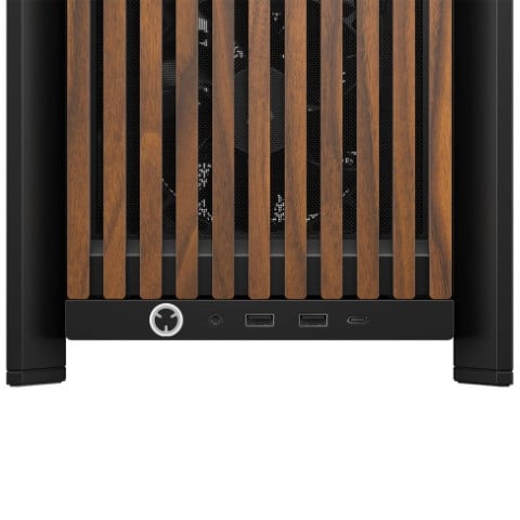 Corsair FRAME 4000D WOOD RS Noir Marron - Boîtier PC Corsair - 7