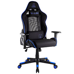 image produit The G-LAB K-Seat Oxygen XL - Noir/Bleu/Tissu/3D Grosbill