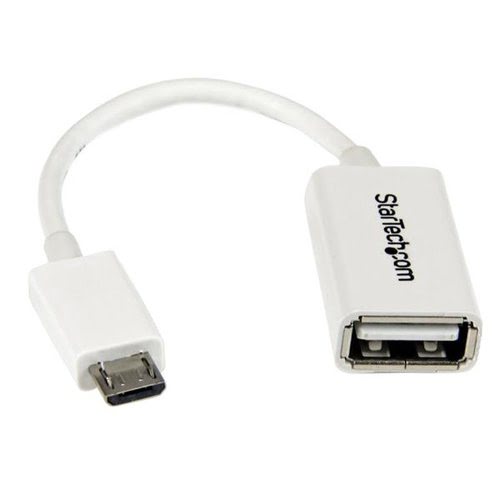 5in White Micro USB to USB OTG Adapter - Achat / Vente sur grosbill.com - 0