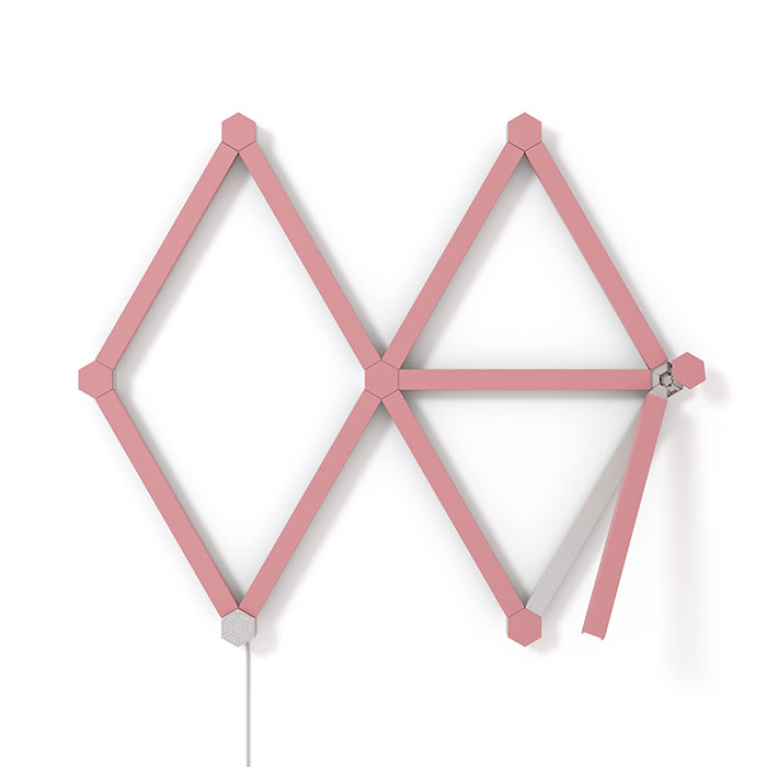 Nanoleaf Lines Skin Rose Mate - 9 pièces (NL59-0001PM-9PK) - Achat / Vente Objet connecté / Domotique sur grosbill.com - 1