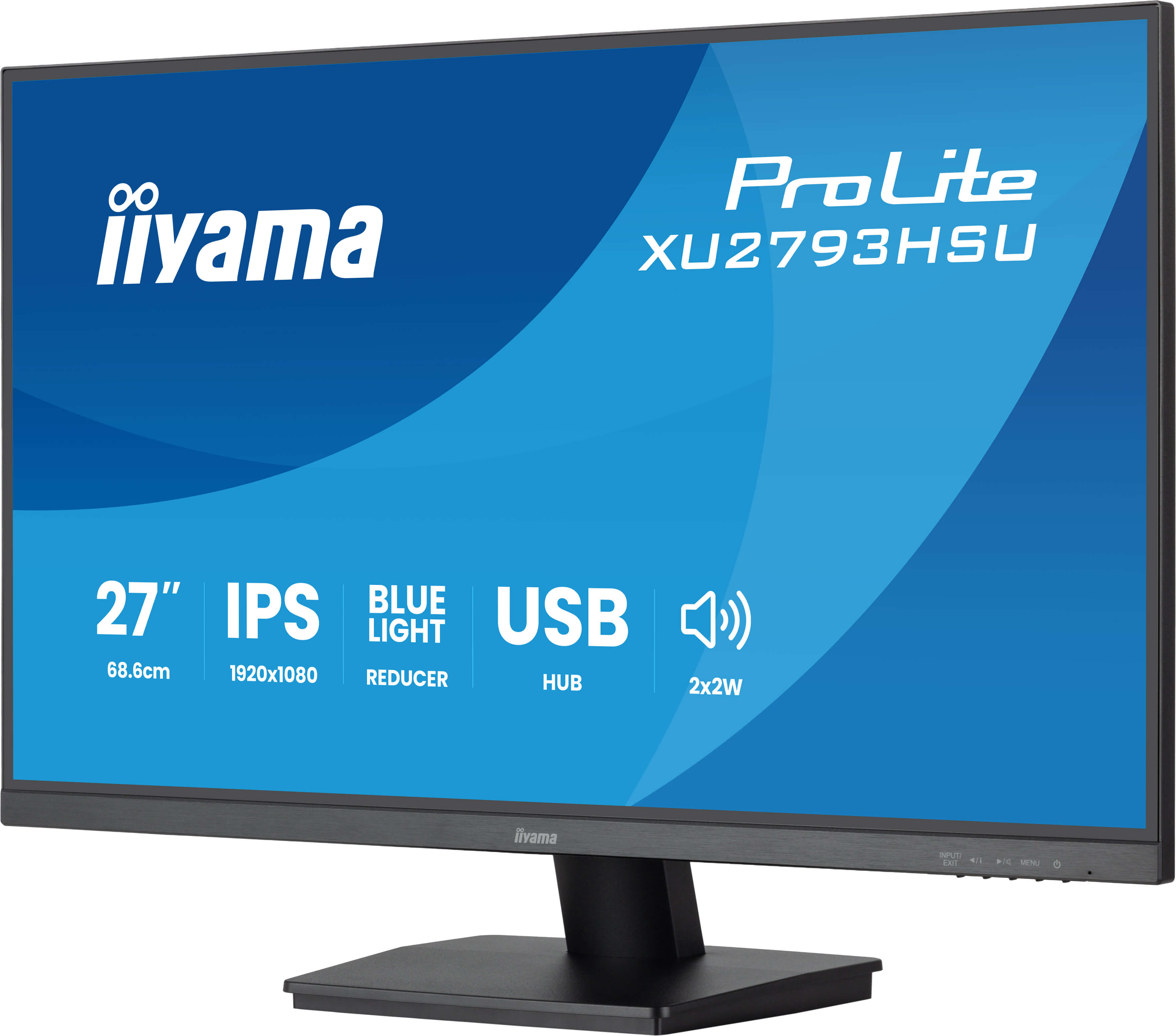 Iiyama 27 pouces  XU2793HSU-B7 - Ecran PC Iiyama - grosbill.com - 2