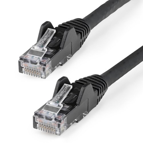 2m LSZH CAT6 Ethernet Cable 10GbE Black  - Connectique réseau - 0
