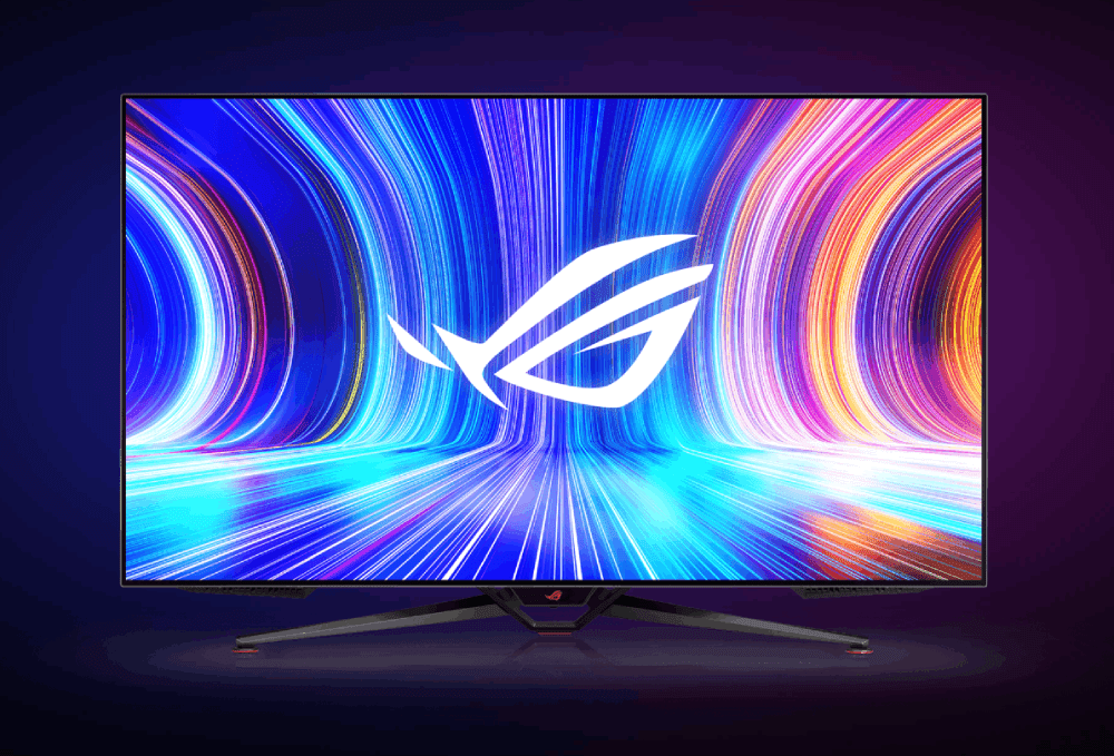 Grosbill Ecran PC Asus ROG Swift PG48UQ OLED 4K - 47.5"/0.1ms/138Hz/GSYNC