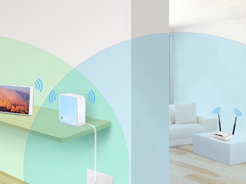 TP-Link TL-WR802N - Mini Routeur Pocket Wifi 300N  - Routeur - 4