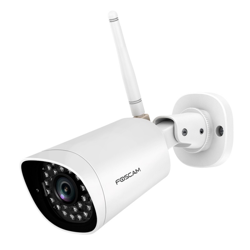 Foscam FI9902P Outdoor WiFi Bullet - 2MP/IP66/White (FI9902P White) - Achat / Vente Caméra réseau sur grosbill.com - 1