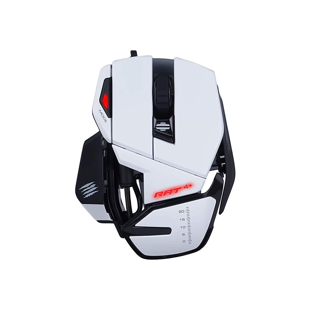 MAD CATZ R.A.T. 4+ Blanche - Souris PC MAD CATZ - grosbill.com - 0