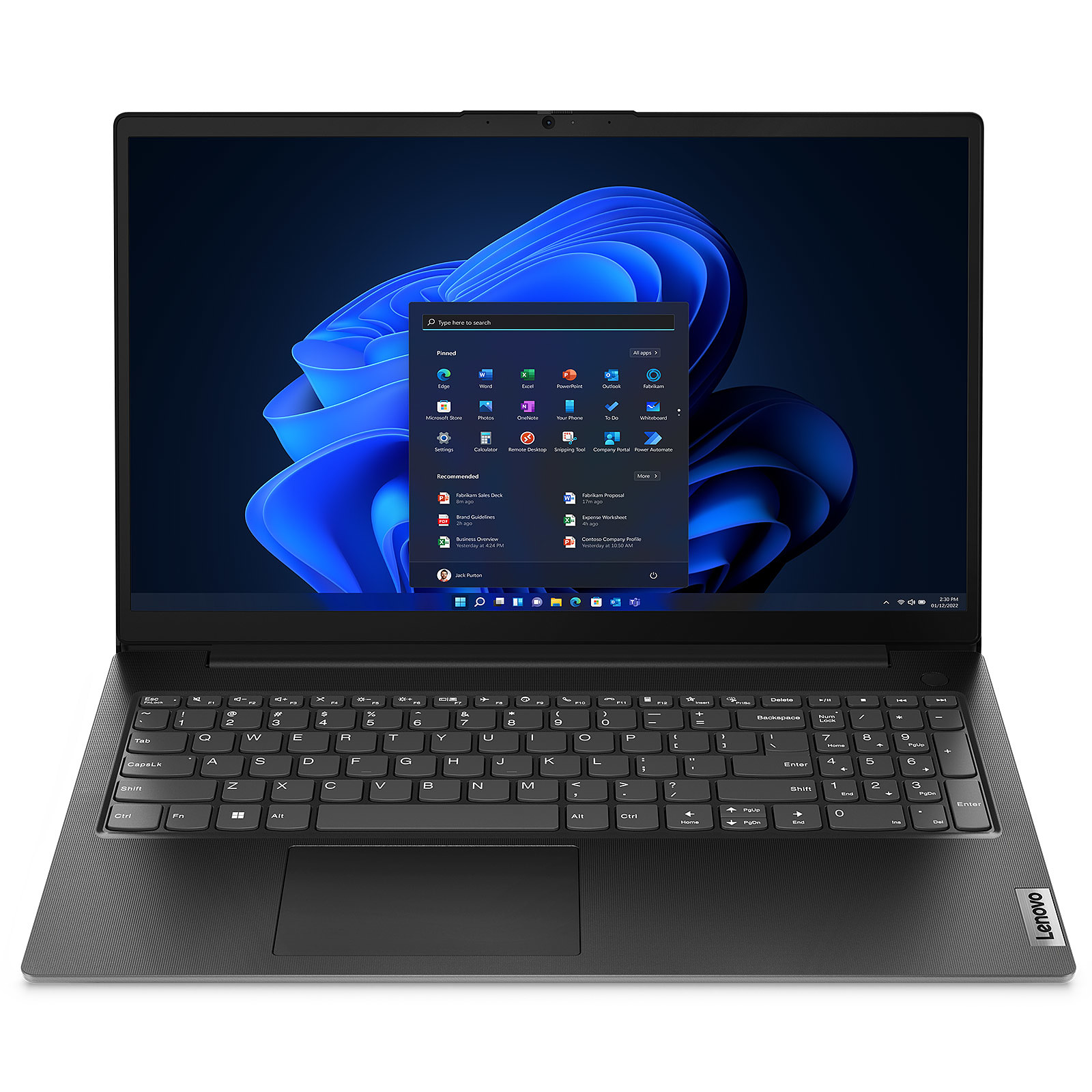 Lenovo V15 G4 15.6 FHD/i5-12500H/8Go/256Go/W11 Noir
