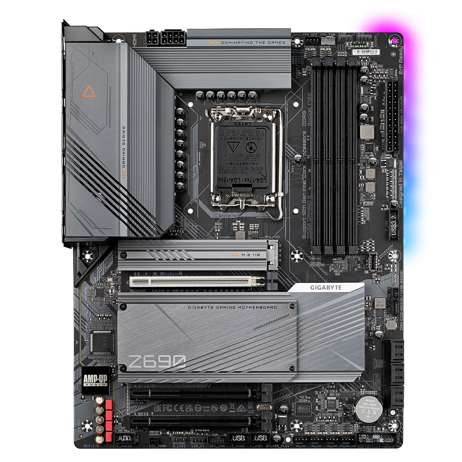 Gigabyte Z690 GAMING X ATX  - Carte mère Gigabyte - grosbill.com - 2