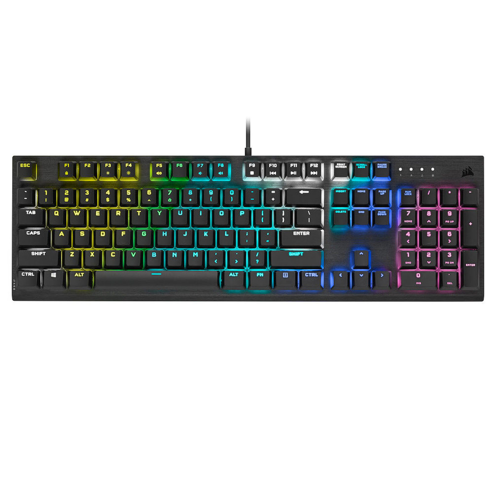 Corsair K60 Pro Cherry Viola - Clavier PC Corsair - grosbill.com - 0