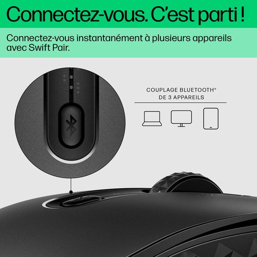 HP 690 Qi-Charging Wireless Mouse - Achat / Vente sur grosbill.com - 11