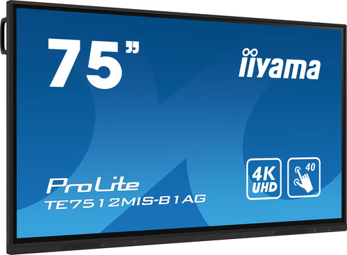 Iiyama TE7512MIS-B1AG (TE7512MIS-B1AG-B1AG) - Achat / Vente Affichage collaboratif sur grosbill.com - 1