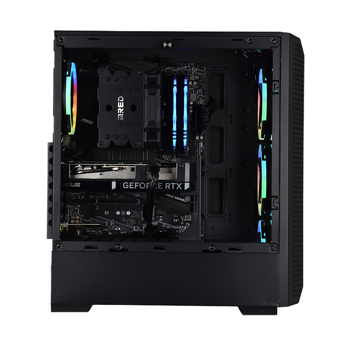 M.RED VerteX - R7-5700X/4060/16Go/1To/W11 (1224) - Achat / Vente PC Fixe sur grosbill.com - 1