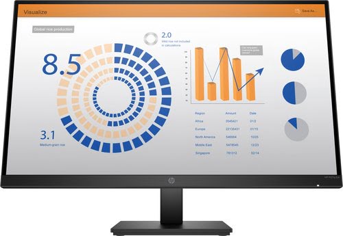 HP P27q G4 QHD Height Adjust Monitor - 27\