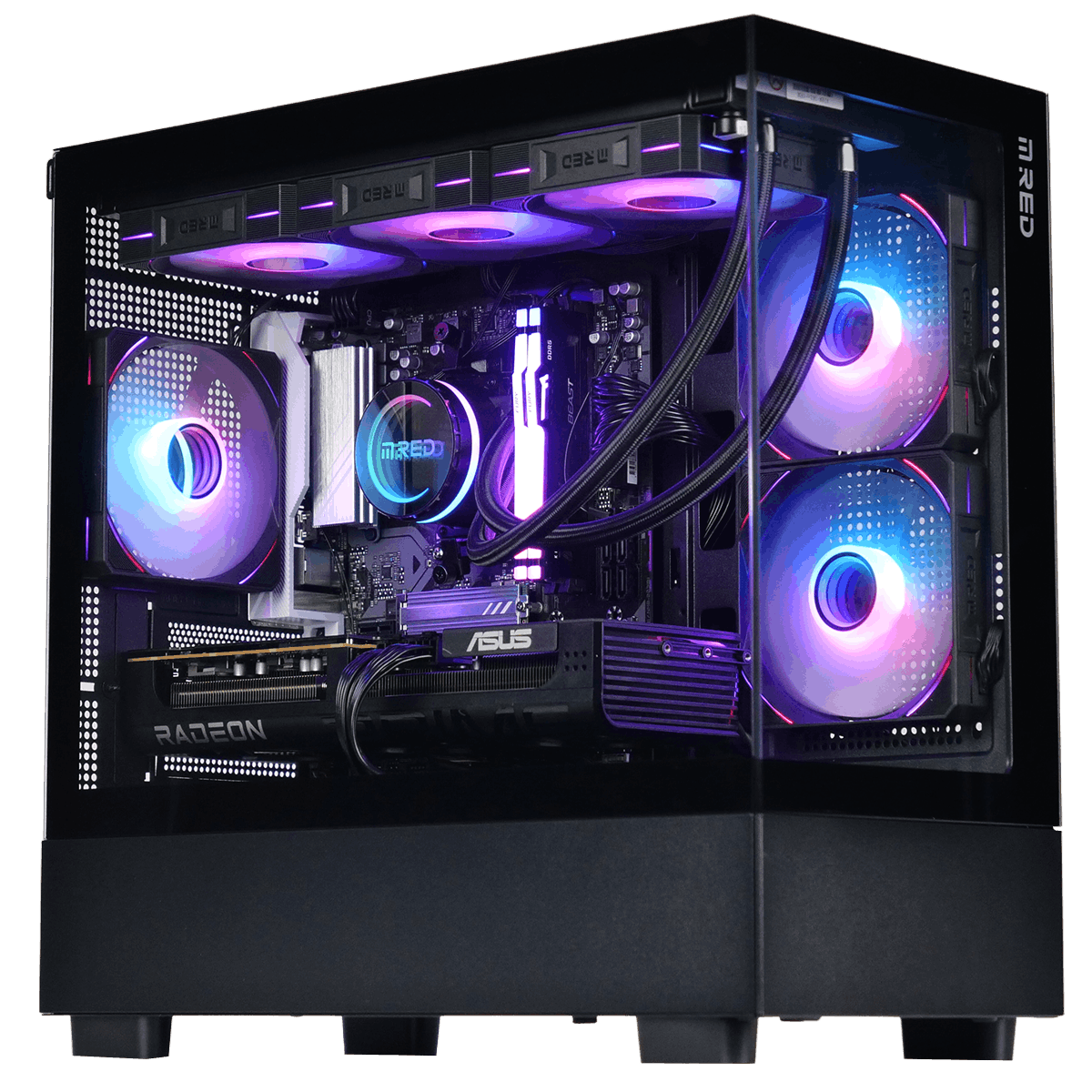 Grosbill QUANTYX - R5-7500F/RX9070/32Go/1To - GB (PCG-10602900) - Achat / Vente PC Fixe sur grosbill.com - 0