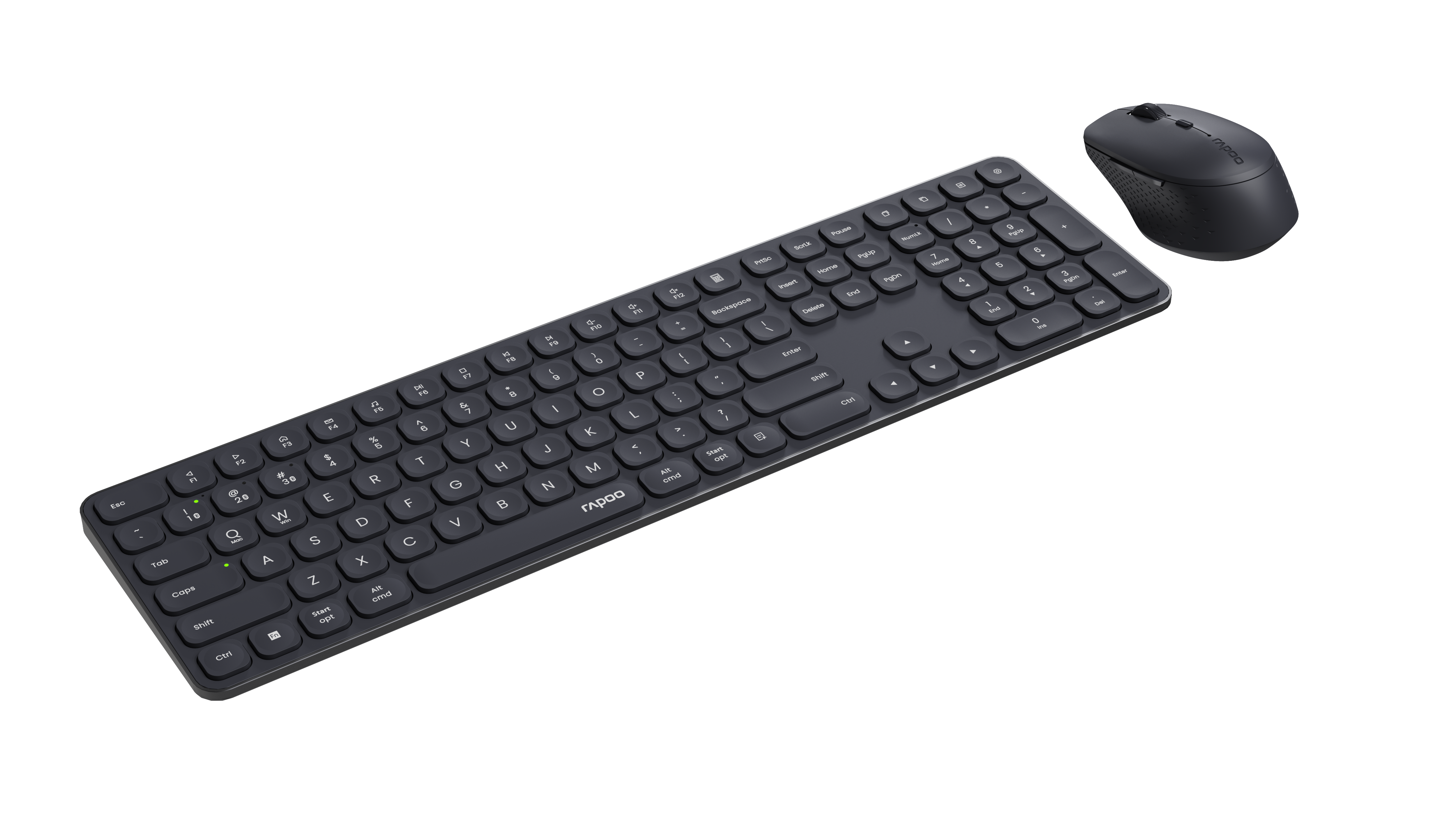 Rapoo 9810M - Pack Clavier/Souris - grosbill.com - 1