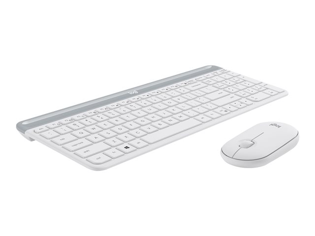 Logitech MK470 White - Pack Clavier/Souris - grosbill.com - 2