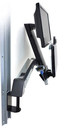 Ergotron 45-266-026/SV Sit-Stand Combo Arm