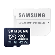 Samsung PRO Ultimate - Micro SD 128Go V30 - Carte mémoire Samsung - 1