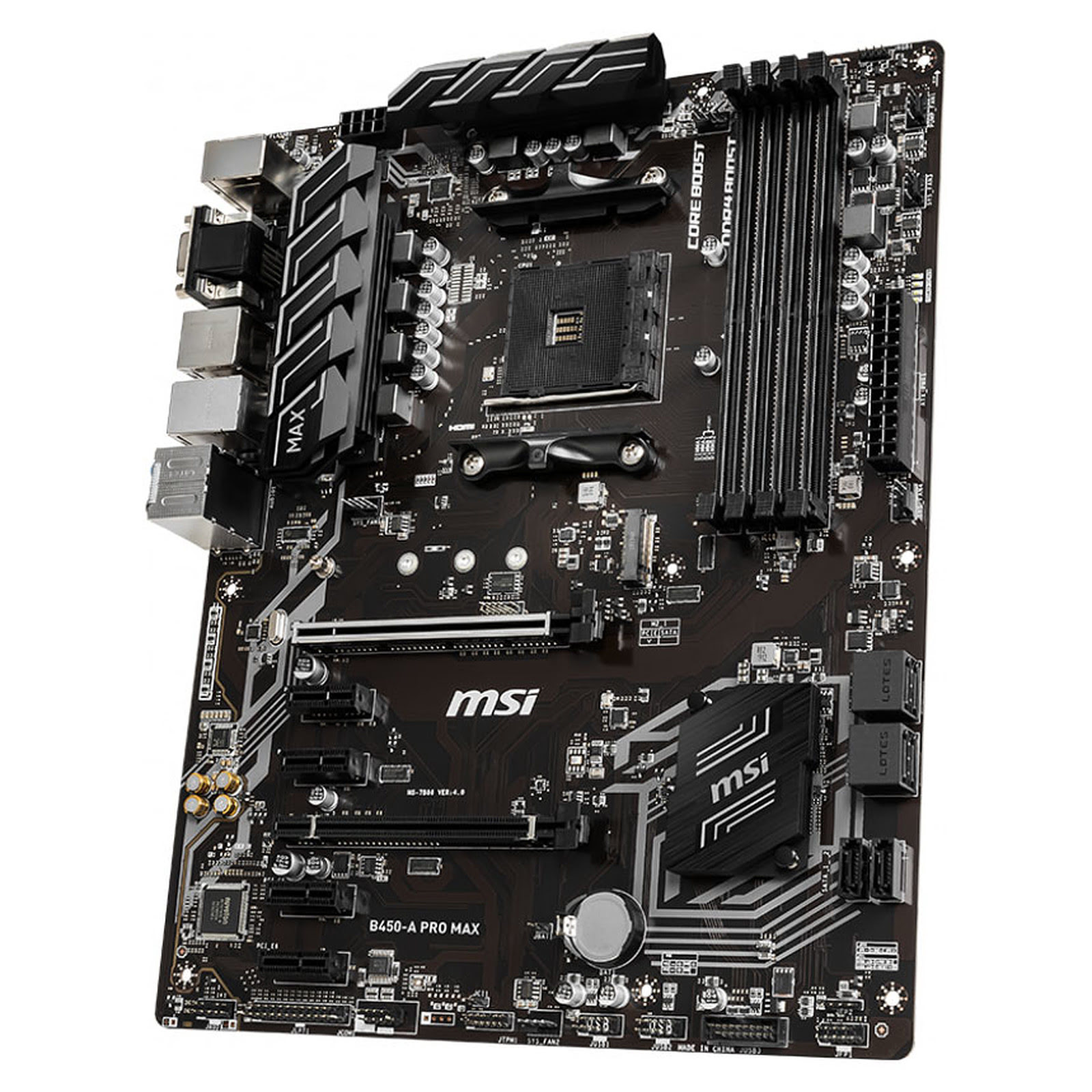 MSI B450-A PRO MAX ATX  - Carte mère MSI - grosbill.com - 2