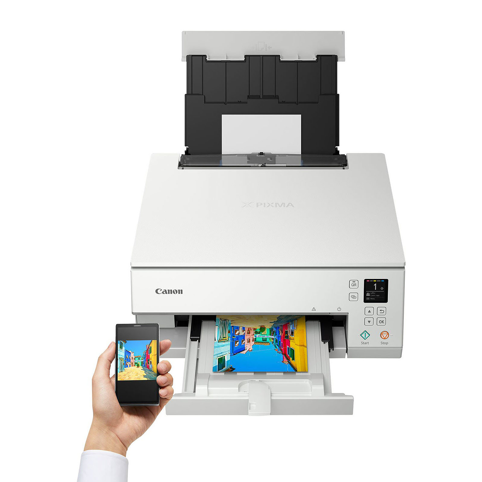Imprimante multifonction Canon PIXMA TS6351 Blanche - grosbill.com - 1