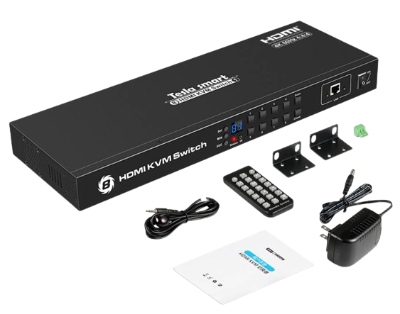 KVM Switch 8 Port HDMi + USB 4K 60Hz -  TESmart - grosbill.com - 2