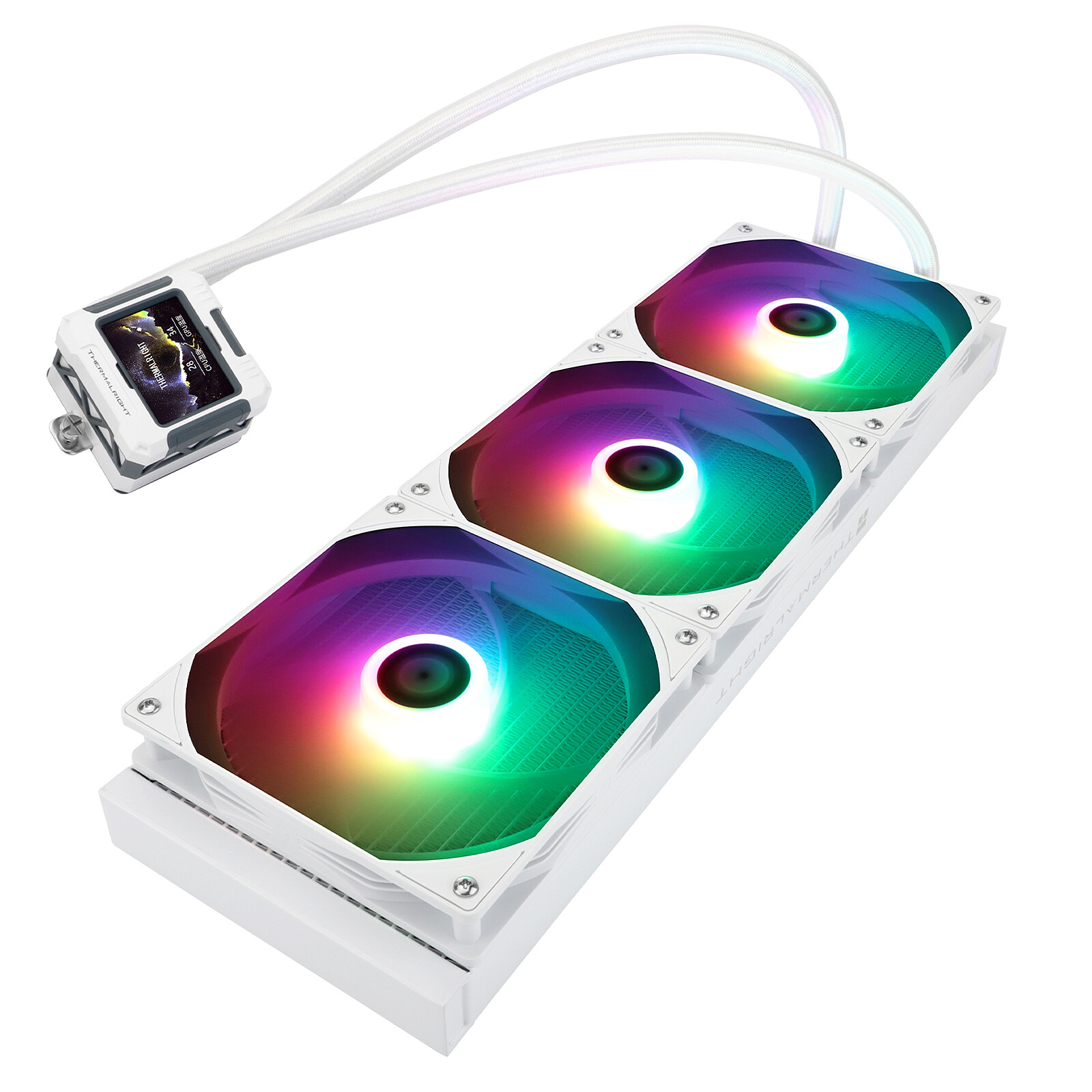 Thermalright Frozen Warframe 420 ARGB/420mm/Blanc - Watercooling - 2
