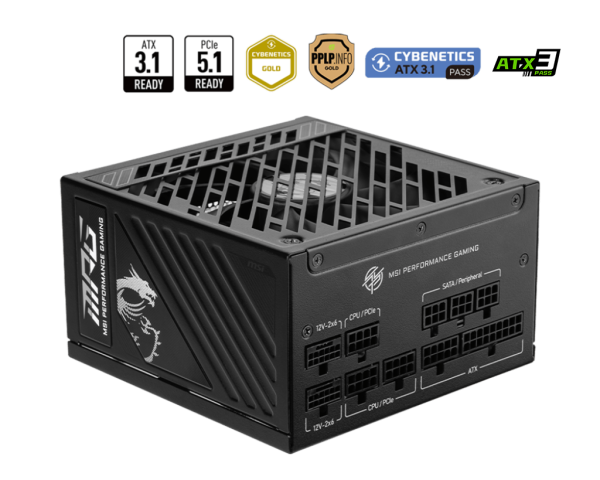 MSI 80+ Gold (1250W) - Alimentation MSI - grosbill.com - 4
