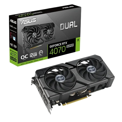 Asus Dual GeForce RTX 4070 SUPER EVO OC Ed. 12GB-Seconde Vie-Etat Satisfaisant - Carte graphique - 0