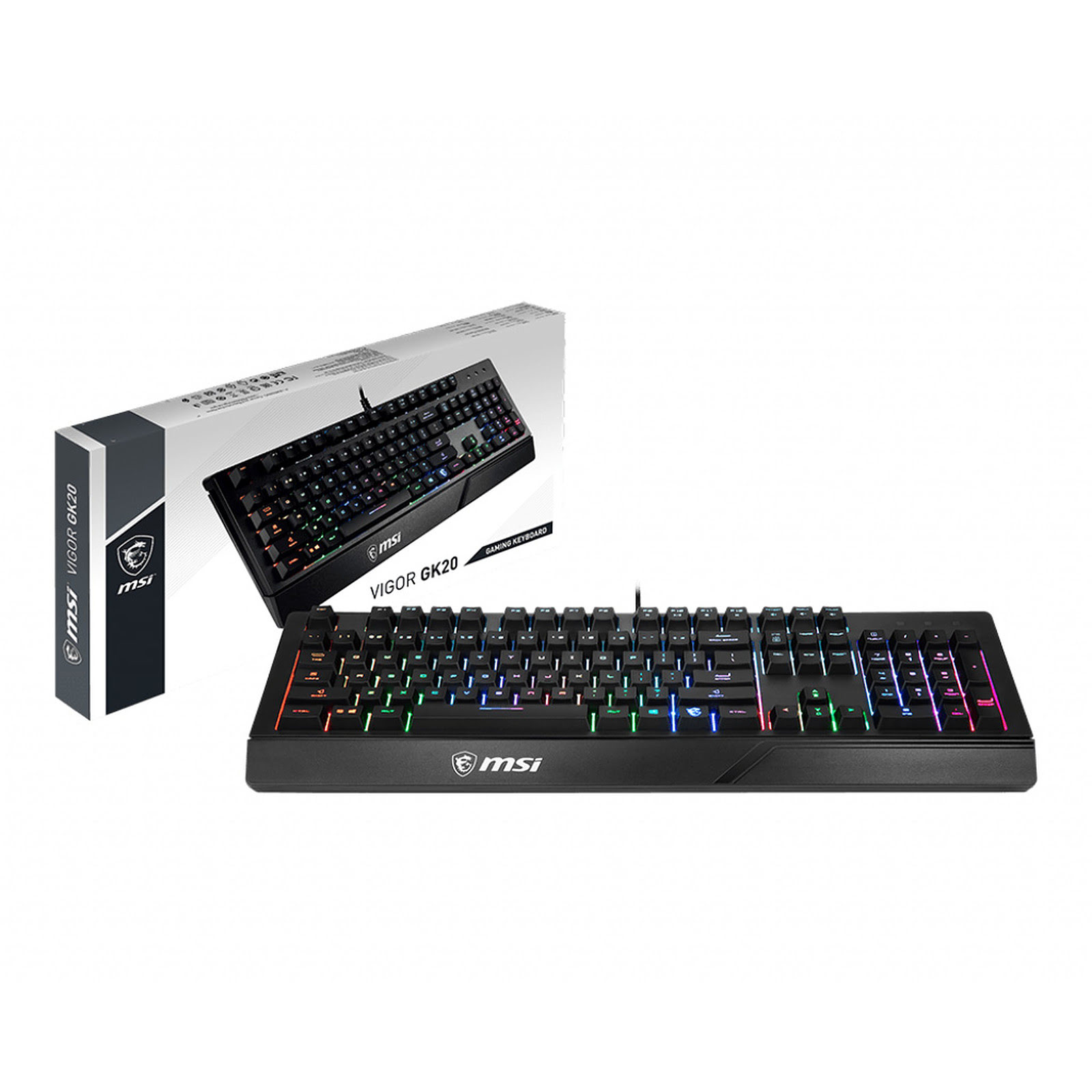 MSI Vigor GK20 - Clavier PC MSI - grosbill.com - 1