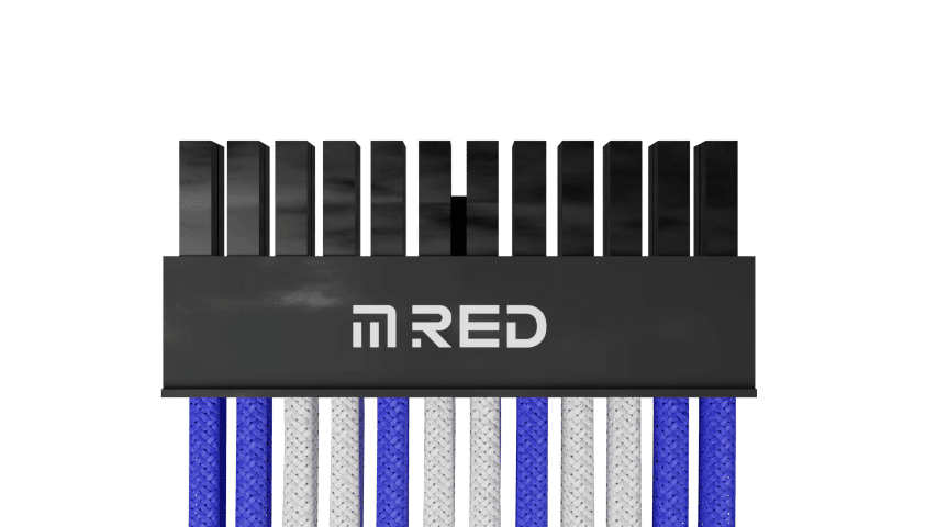 M.RED Kit extension 7 Câbles tressés Ultimate - Blanc Bleu (KEX-01WU) - Achat / Vente Accessoire alimentation sur grosbill.com - 4