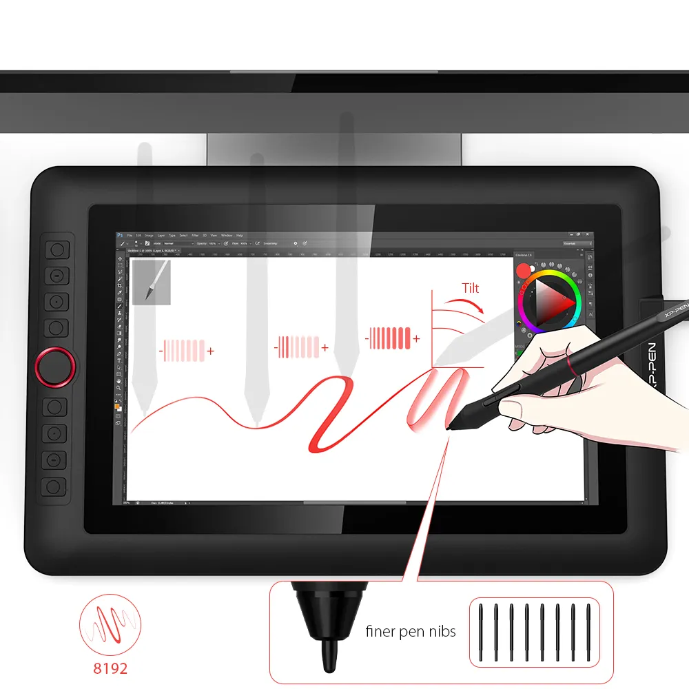 XPPEN Artist 13.3 Pro V2 5080LPI/13.3"/Noir - Tablette graphique - 4