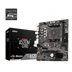 MSI A520M-A PRO - A520/AM4/mATX