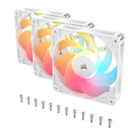 Corsair RS120-R ARGB (Pack 3x120mm) - Ventilateur boîtier Corsair - 10
