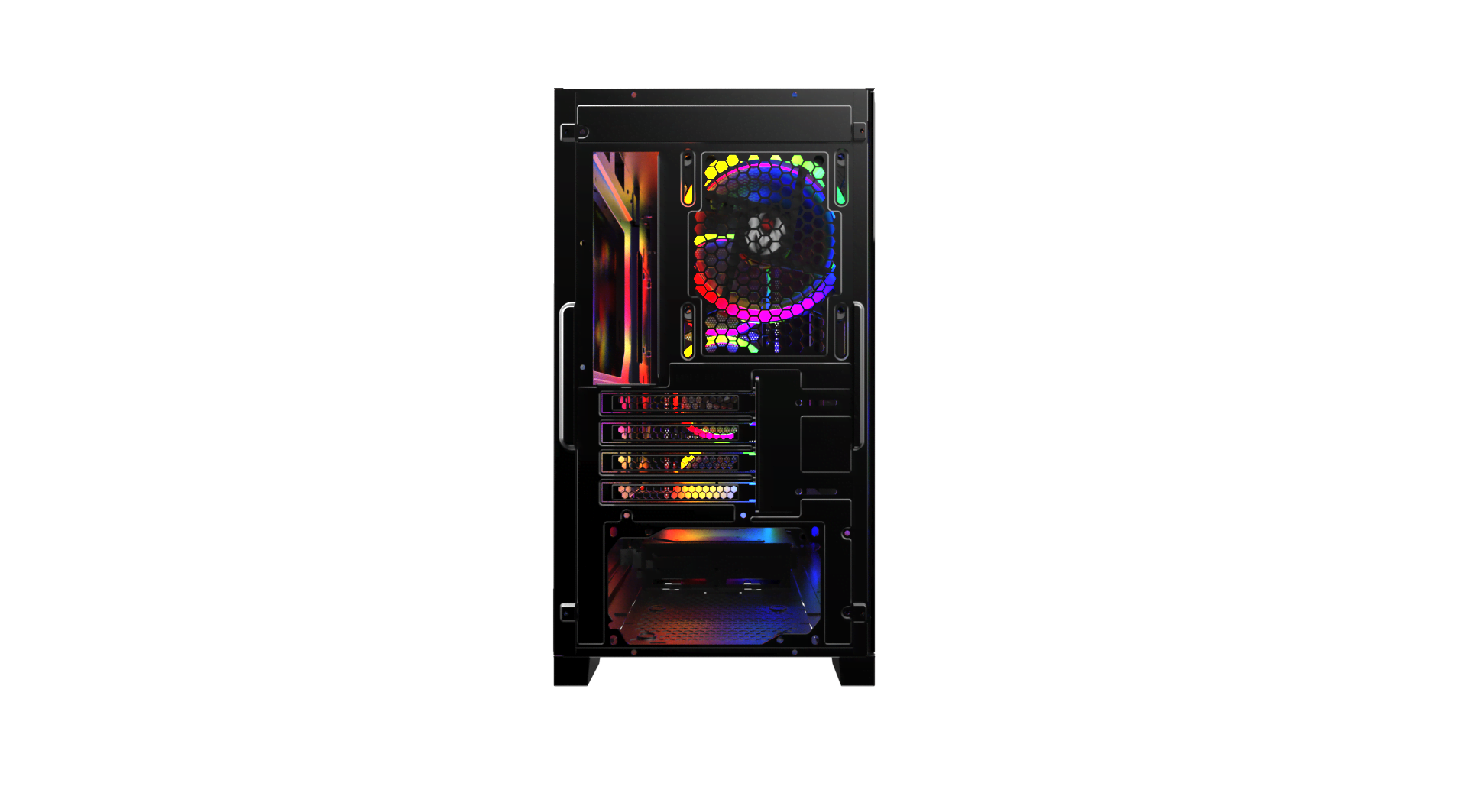 M.RED StarDust Mini Noir RGB Noir - Boîtier PC M.RED - grosbill.com - 3